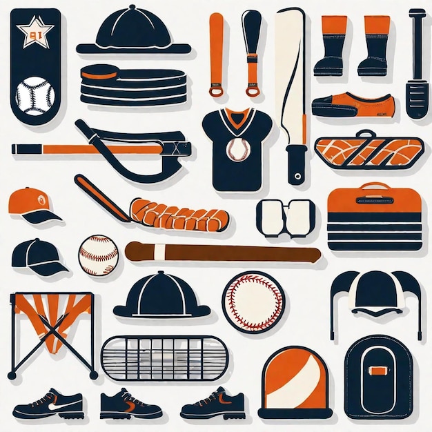 Foto equipos y accesorios de béisbol