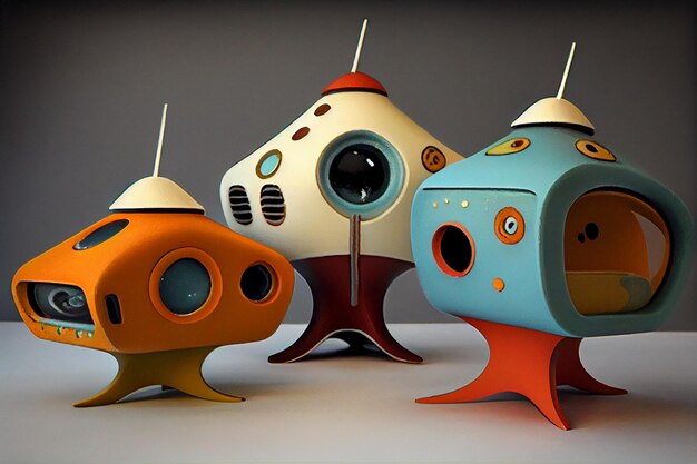 Era espacial estilo Birdhouse Jetson