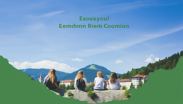 Erasmus-Austauschprojekt für Jugendliche Live Green Breathe Green Protect Grünes Thema Ökologie Gesundes Leben