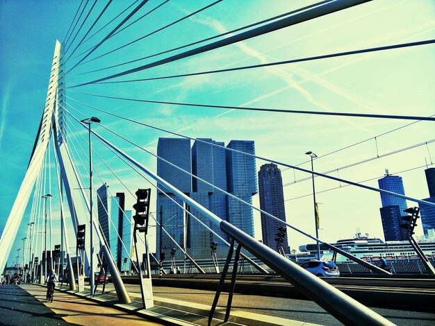 Erasmusbrug-Brücke in der Stadt