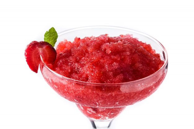 Erdbeer-Margarita-Cocktail im Glas