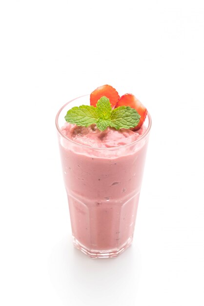 Foto erdbeer-smoothies-milchshake