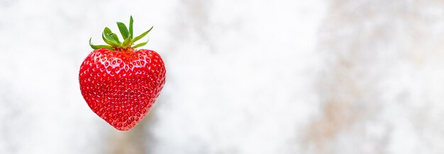 Erdbeerbeeren rote saftige Frucht reif süßer Nachtisch frisch