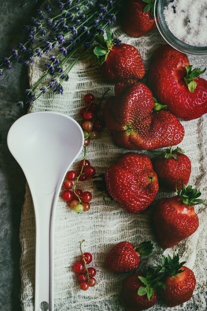 Erdbeeren für Marmelade