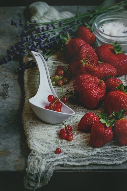 Erdbeeren für Marmelade