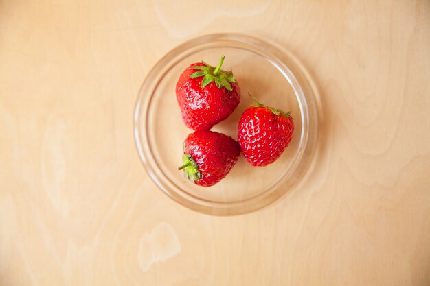 Erdbeeren in einer Schüssel