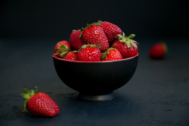 Erdbeeren in einer Schüssel