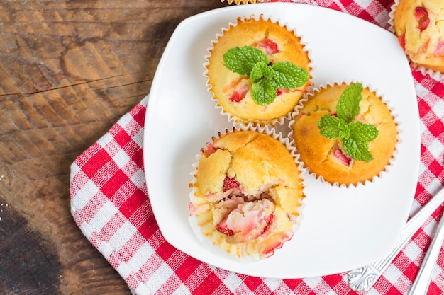 Erdbeeren Muffin