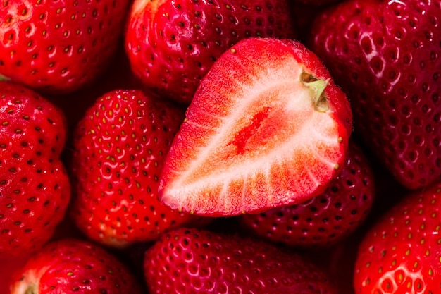 Erdbeeren sind groß