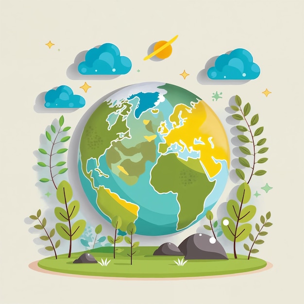 Erde und Natur Illustration
