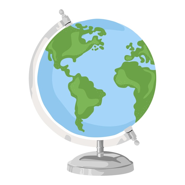 Erdglobe png ästhetische Illustration durchsichtiger Hintergrund