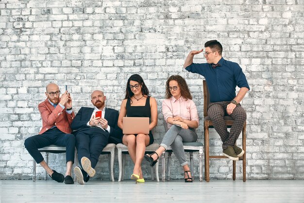 Erfolgreicher Teamleiter Manager, CEO, Marktführer und weitere geschäftsführende Konzepte. Sich von der Masse abheben.