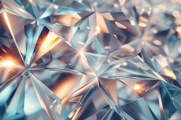 Foto erforschen sie die komplizierten details eines geometrischen diamo generative ai