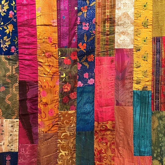 Erforschen Sie die kulturelle Bedeutung bestimmter Farben oder Muster in Textilien