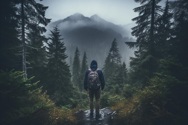 Erforschung der Wolkenluft in der Wildnis