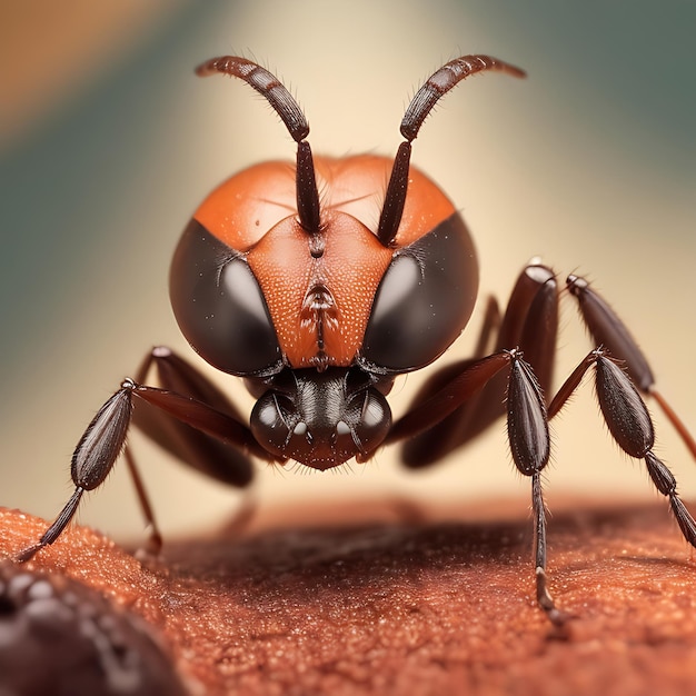 Erforschung detaillierter Ameisen-Insekten Ansichten 16K Regulierung Kopie Weltraumbilder