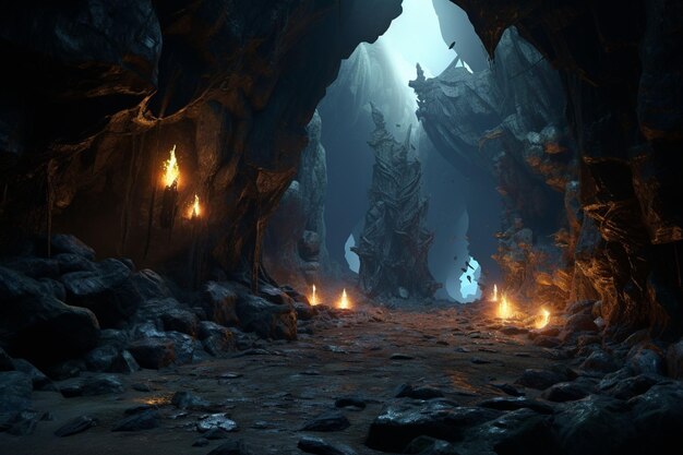 Erforschung unterirdischer Höhlen enthüllt atemberaubende Generative ai