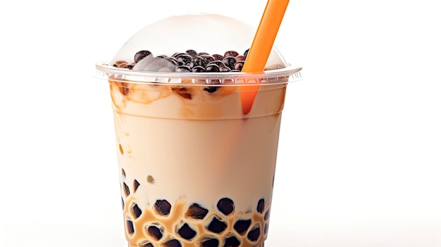 Erfrischender Bubble Tea Ein galeriewürdiges Foto mit Lightroom Edit AI generiert