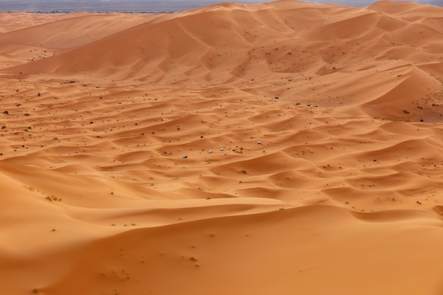 Erg chebbi dunas no deserto do saara marrocos