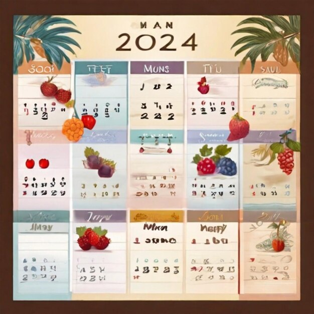 Ergreifen Sie das kommende Jahr Kalender 2024 Organisieren Sie den Plan und ergreifen Sie jeden Tag