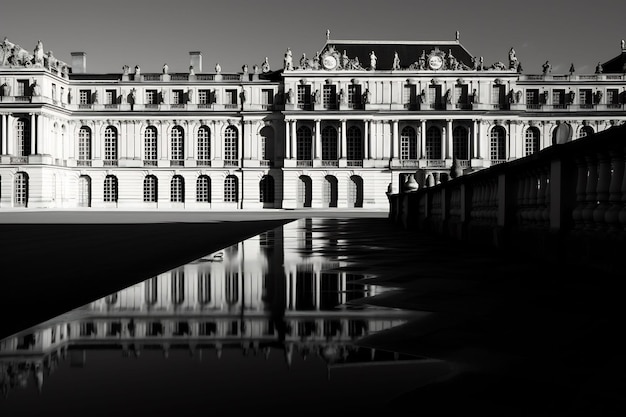 Erkunden Sie das opulente französische Schloss Versailles und seine lebendigen, farbenprächtigen Gärten