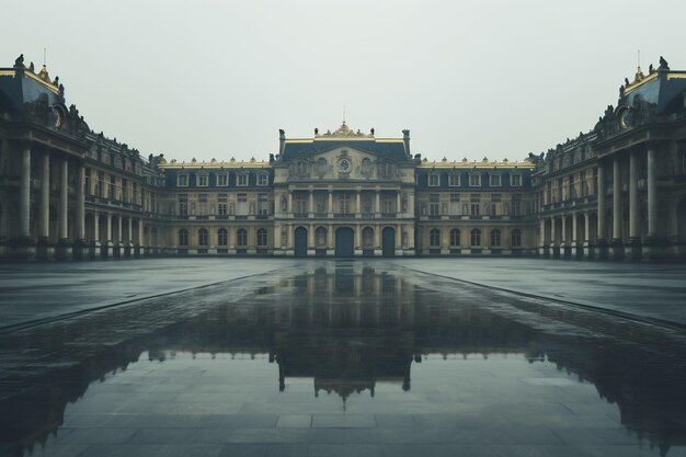 Erkunden Sie das opulente französische Schloss Versailles und seine lebendigen, farbenprächtigen Gärten