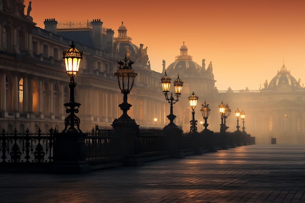 Erkunden Sie das opulente französische Schloss Versailles und seine lebendigen, farbenprächtigen Gärten