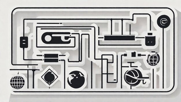 Foto erkundung der welt der elektronen