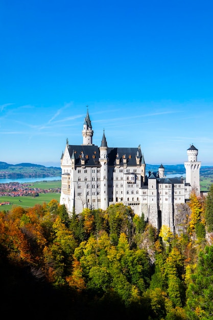 Ermany baviera famoso sitio histórico castillo de neuschwanstein