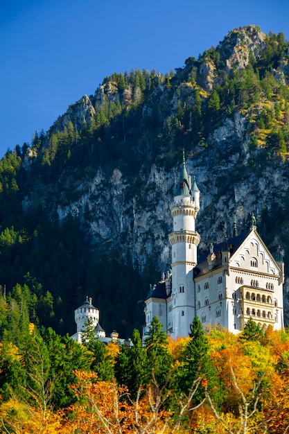 Ermany baviera famoso sitio histórico castillo de neuschwanstein