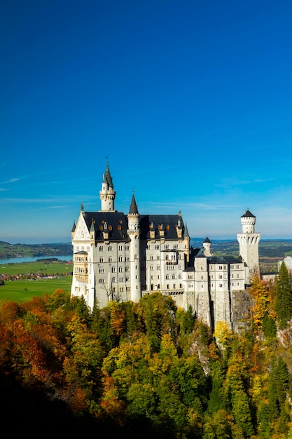 Ermany baviera famoso sitio histórico castillo de neuschwanstein