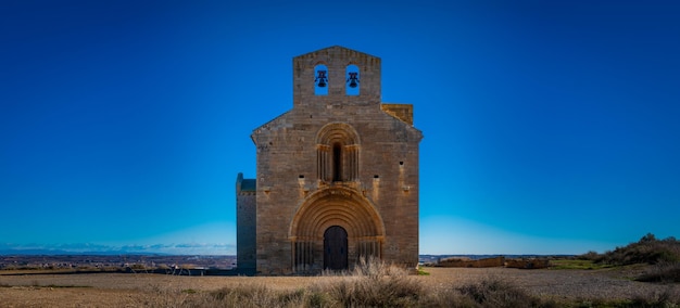 Ermita de Santa María chalamera fachada españa