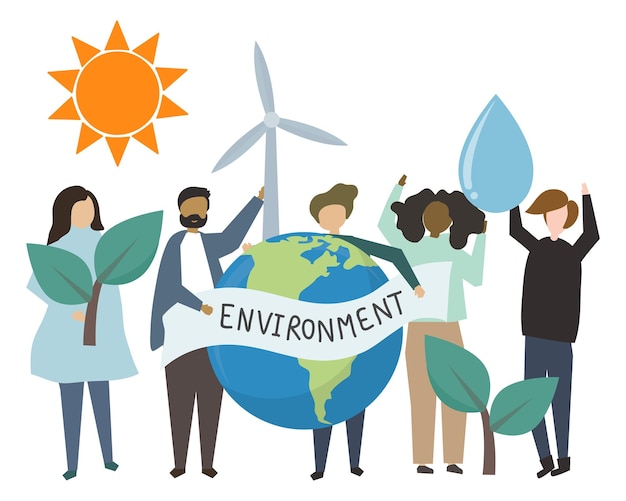 Erneuerbare Energie png Illustration durchsichtiger Hintergrund