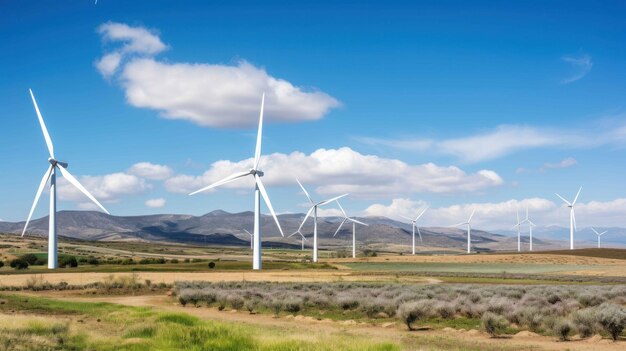 erneuerbare Energieanlagen wie Windturbinen oder Sonnenkollektoren