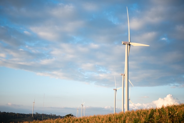 Erneuerbare Energien mit Windkraftanlagen