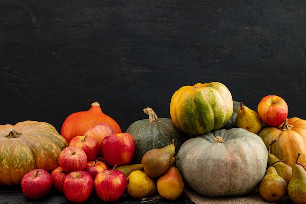 Ernte der Herbstgemüsezusammensetzung