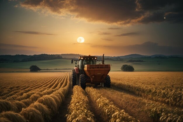 Ernte Mond magische Landwirtschaft ar c