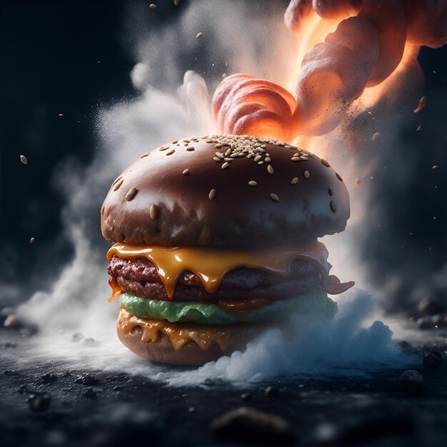 Foto erro de hamburguer