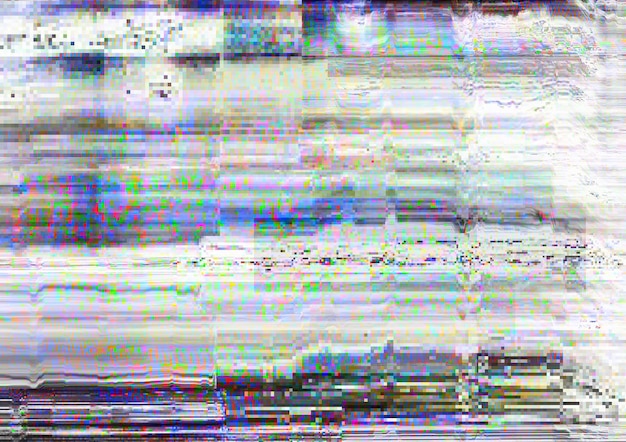 Foto error de pantalla error de señal superposición de patrón de ruido estático blanco