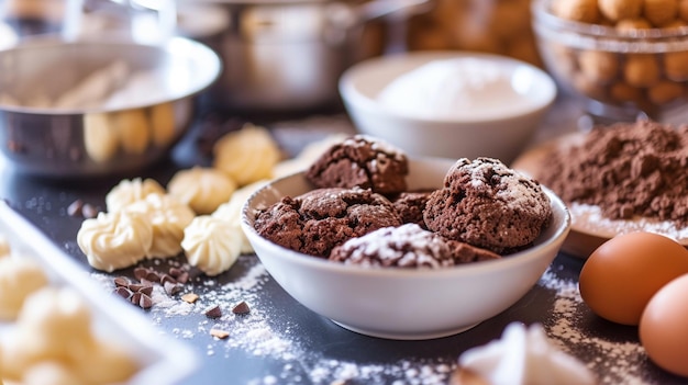 Erros de cozimento Concentre-se em erros comuns de cozimentos, como leituras erradas de receitas, medições incorretas ou acidentes de temperatura do forno. Isso pode incluir tudo, desde bolos colapsados até biscoitos cozidos em excesso