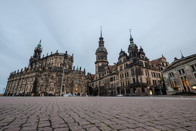 Erstaunliche Architektur in Dresden