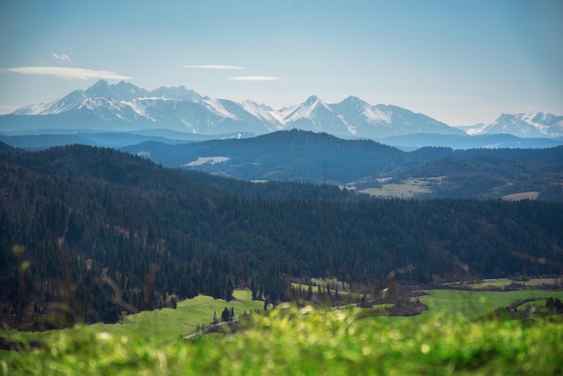 Erstaunliche Aussicht auf die slowakische Natur. Entspannung und Freizeit.