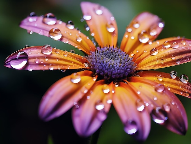 Erstaunliche Details einer seltenen Wildblume in einem Nationalpark