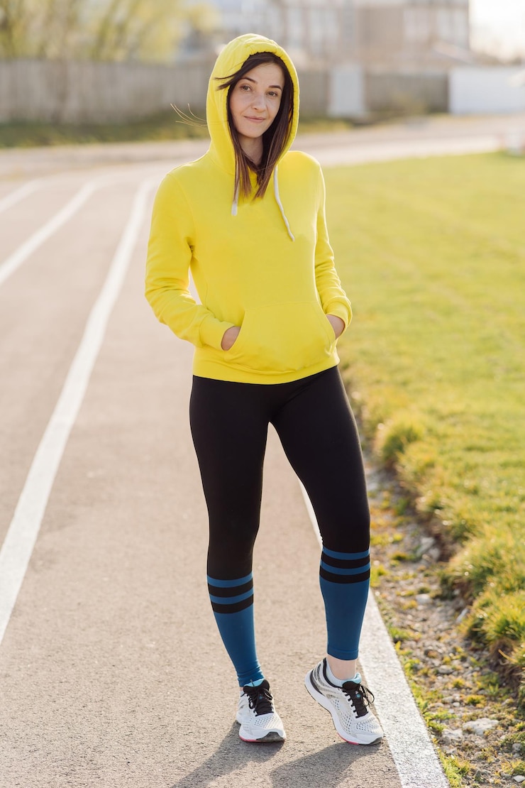 Foto erstaunliche junge sportfrau im freien, die fitnessübung tut