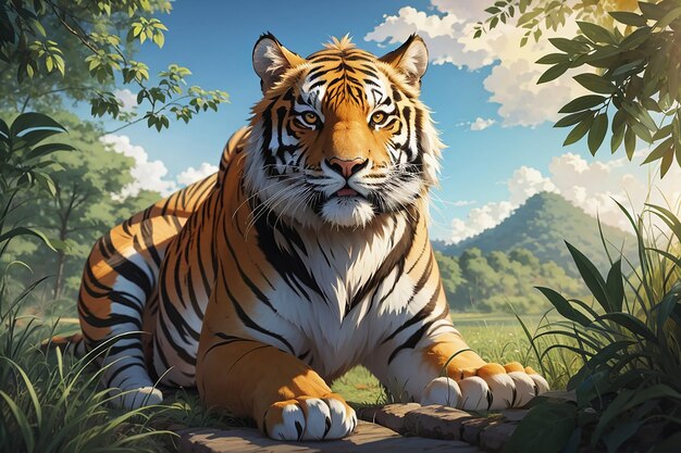 Erstaunlicher Bengal-Tiger in der Natur