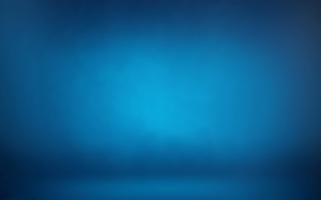 Erstellung eines abstrakten, gradienten blauen Hintergrunds mit glatter, dunkler Eleganz, gerahmt von Studio Banner