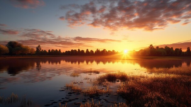 Foto erster sonnenaufgang des jahres