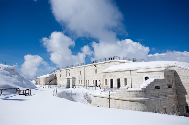 Erster Weltkrieg befestigtes Gebäude Lisser Fort Asiago