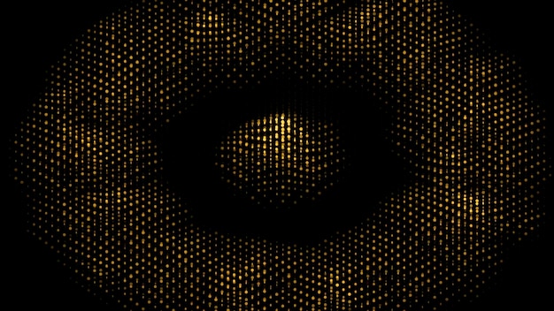 Una erupción amarilla de diseño de brillo fondo negro con un resplandor brillante hecho en formato d