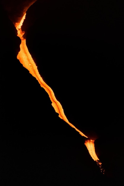 Foto erupción del volcán en la cumbre vieja de la isla de la palma islas canarias